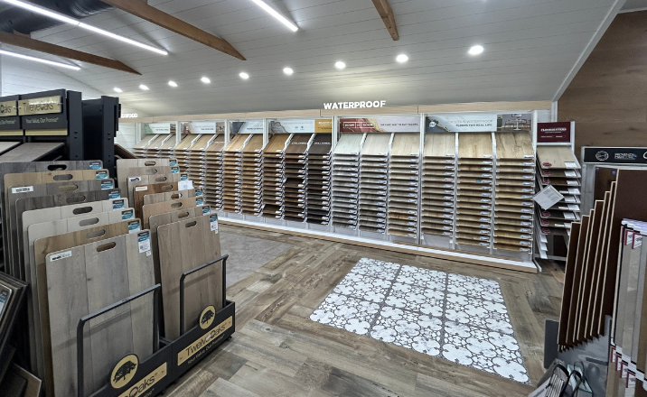 Deans Carpet One showroom in Duntroon, ON
